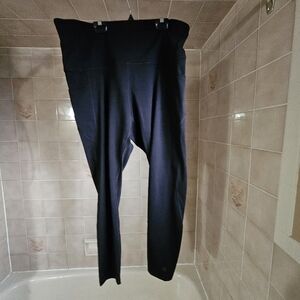 Women's Hyba Black Leggings with Pockets Size XXL
